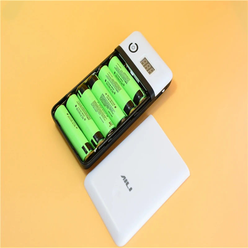 100 шт./лот KingWei коробка батареи ванка силы пластиковый держатель с usb зарядный