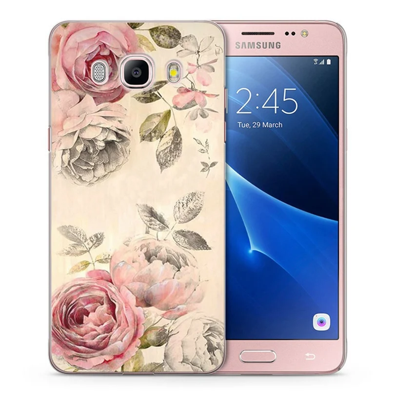Case For Samsung Galaxy A3 A5 2015 2017 prime J1 J2 J3 J5 J7 TPU Colorful Soft Flora Flower Face Painted Design Fundas C078 |