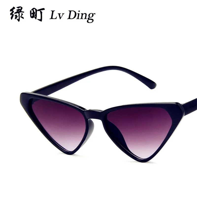 Женские и мужские солнцезащитные очки Gafas de sol Mujer винтажные треугольные кошачий
