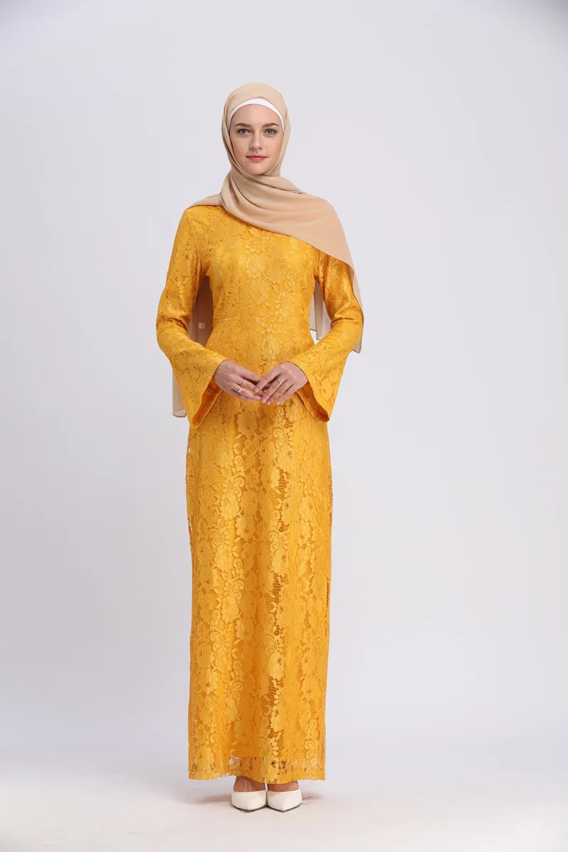 Abaya Qatar ОАЭ турецкий исламский Малайзия Плиссированное мусульманское платье