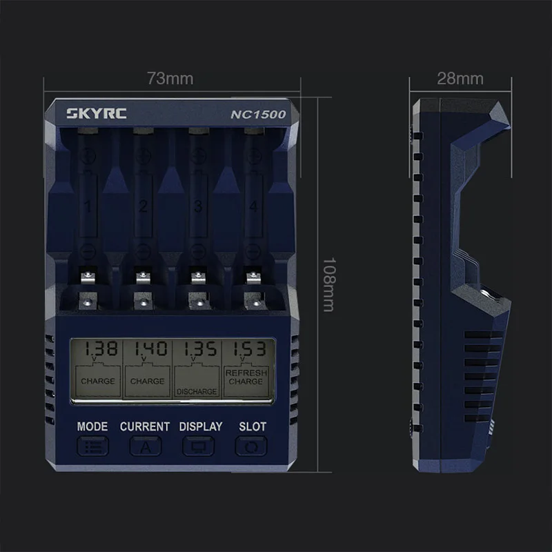 Зарядное устройство Skyrc NC1500 AA/AAA зарядное устройство и анализатор NiMH батареи зарядное устройство разрядка