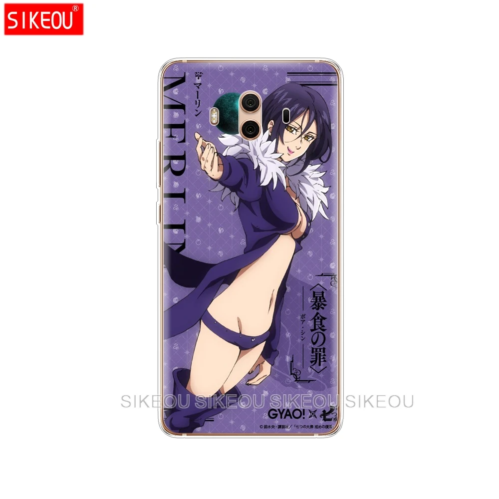 Силиконовый чехол для телефона Huawei mate 7 8 9 10 pro LITE Nanatsu no Taizai Seven Deadly Sin | Мобильные