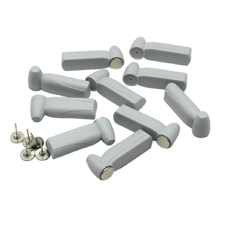 100 шт./лот противоугонная жесткая Бирка EAS для магазина супермаркета магнитные