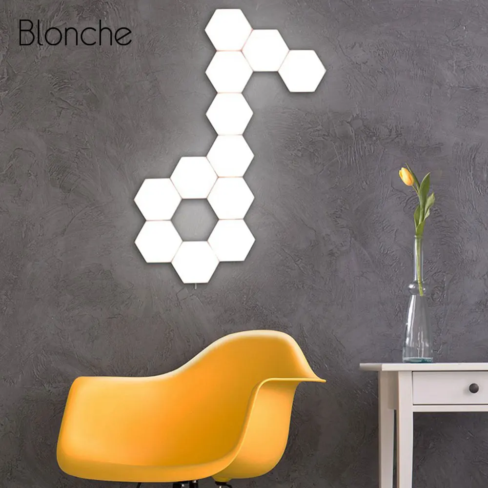 Квантовая лампа с сенсорным управлением модульные шестигранные Светодиодные