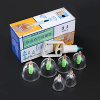 1set 612 24 pcs massage vacuum cupping set thicker magnetic aspirating cupping cans cupuncture massage suction cup with tube