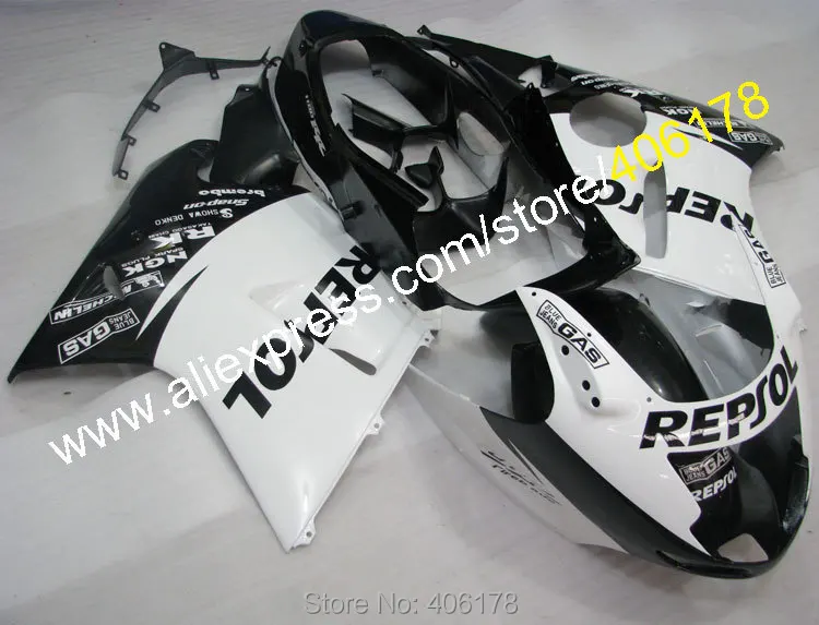96 07 CBR1100XX комплекты обтекателей для Honda 1996 2007 CBR1100 XX черные белые Обтекатели