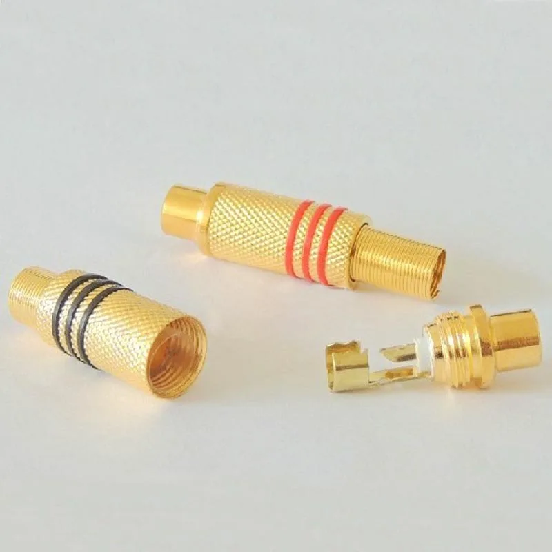 100 шт. адаптер удлинитель для аудио и видео|female rca connector|female connectorfemale audio connector |