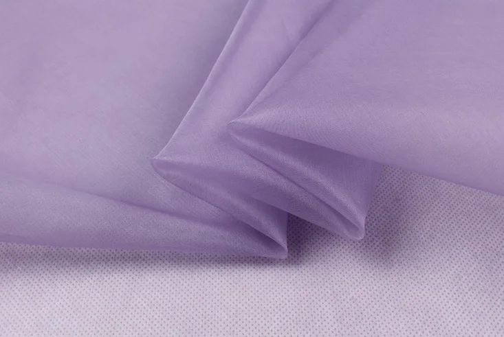 

Howmay 100% чистая шелковая ткань, органза 6 момме 140 см 45 "Лаванда 12 # золото сплошной цвет для украшения костюма занавески