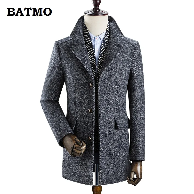 BATMO 2021 Новое поступление зимнее высококачественное шерстяное толстое пальто для