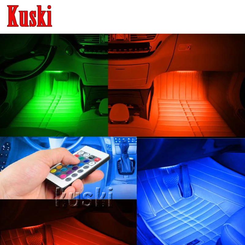 Автомобильный светодиодный светильник с пультом дистанционного управления