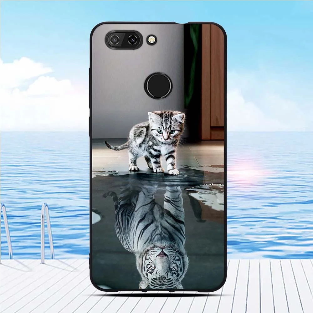 Чехол для ZTE Blade V9 мягкий силиконовый защитный чехол V 9 цветной из ТПУ с рисунком 5 7