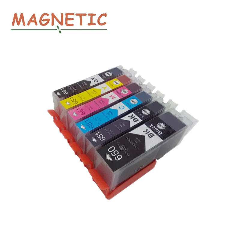 12X PGI650 CLI651 совместимый чернильный картридж для принтера Canon принтерам Pixma IP7260 MG5460