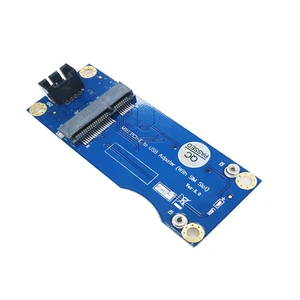 Новый мини PCI Express PCIE к USB адаптер слот для SIM-карты для WWANLTE модуль с 9-контактным USB-кабелем для настольной материнской платы