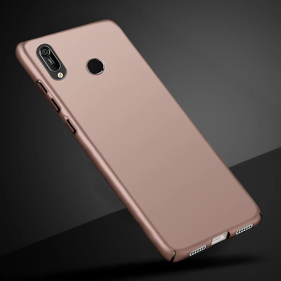 Жесткий ПК чехол для Huawei Y6 2019 матовый Матовый Бампер Y7 Prime Pro MRD-LX1F Y 6 Y62019 Y72019 |