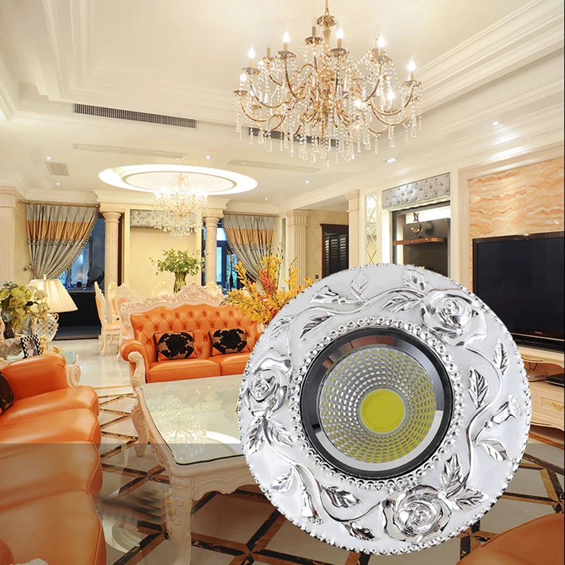 4 шт./лот СВЕТОДИОДНЫЕ Светильники 5 Вт встраиваемые потолочные точечные