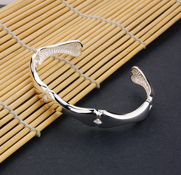 Free Shipping Fashion Female Charm Bracelet Character 925 Silver Bone Solid Girl Bracelets Jewelry | Украшения и аксессуары