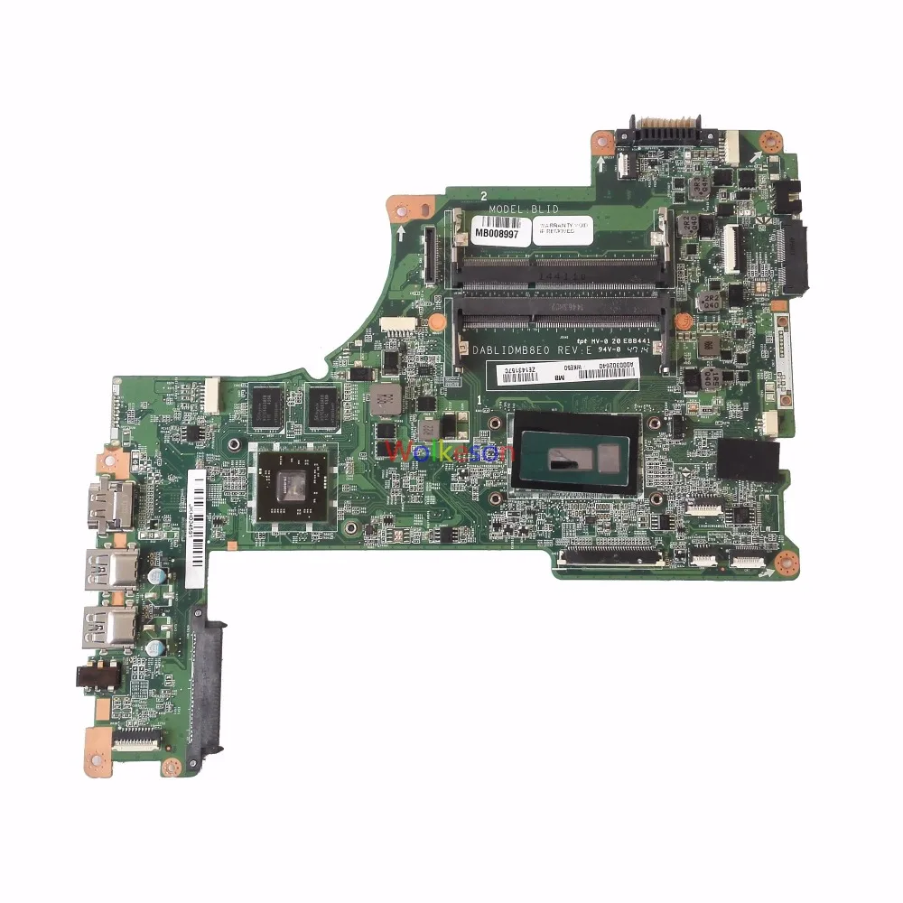 SHELI для Toshiba Satellite S50-B S55 Материнская плата ноутбука W/I7-5500U cpu A000302640 DABLIDMB8E0 DDR3 тест Oke |
