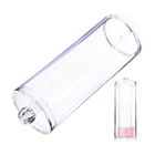 Прозрачный пластиковый контейнер Feiqiong для хранения ватных шариков, подставок для кистей для макияжа, коробка для ватных тампонов, контейнер для косметики, коробка высокого класса