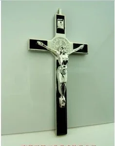 cross 1 шт. христианский католический импортный бутик Святого Бенедикта Exorcism Крест высота 10,7 см - Цвет: cross