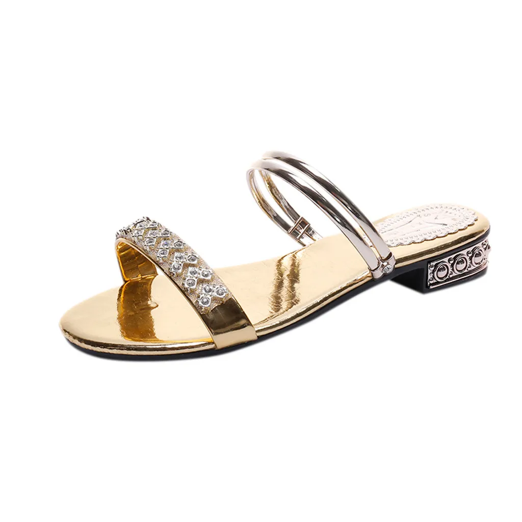 Женская Повседневная обувь Летние женские сандалии на плоской подошве летняя