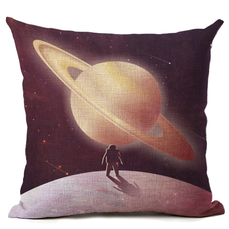 Новое поступление звездное небо стиль солнечная система льняная хлопковая