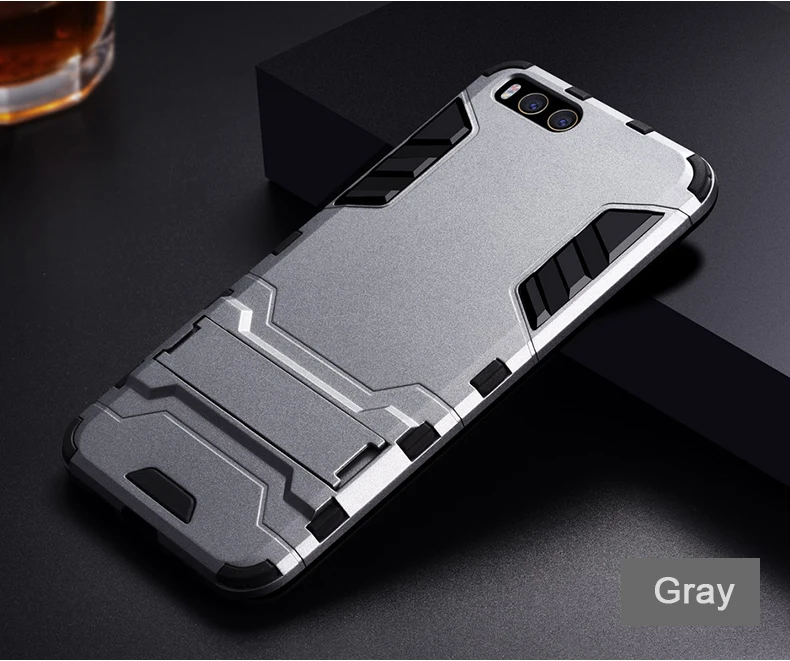 CAPSSICUM Mi6 защитный чехол для XIAOMI MI6 PC+ силиконовый Жесткий противоударный чехол-подставка для задней панели с подставкой высокого качества