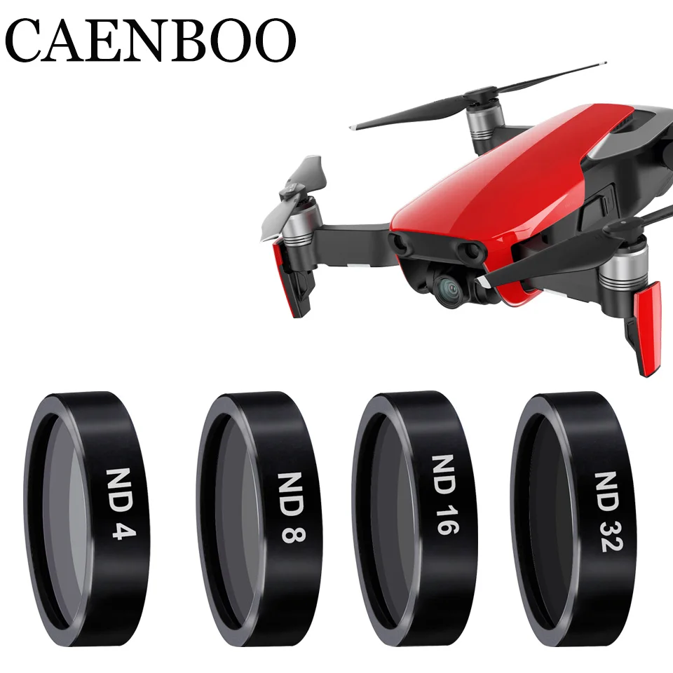 Фильтры CAENBOO для дрона Mavic Air ND 4 8 16 фильтры нейтральной плотности набор фильтров ND4