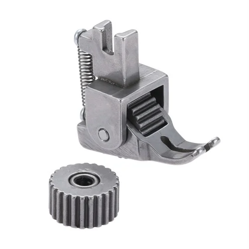 A Gear Roller 1 шт. для швейной машины плоская роликовая машина скрученное колесо прижимная лапка Регулируемая прижимная лапка швейная машина принадлежности для ног - Цвет: A Gear Roller