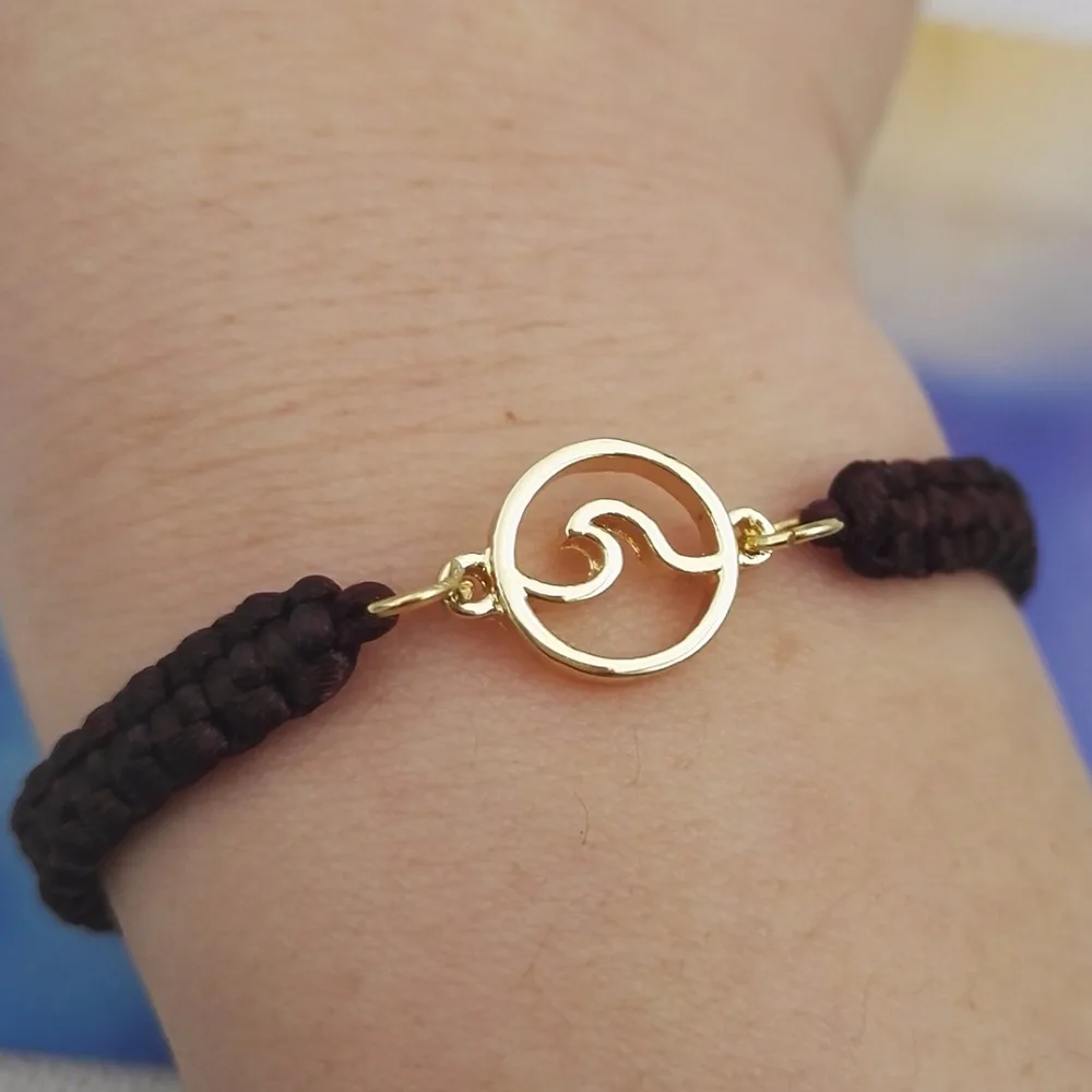 Модные Изящные Украшения для океана SanLan простой браслет ручной работы с