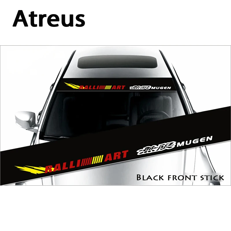 Водонепроницаемые наклейки на лобовое стекло автомобиля Atreus для Peugeot 206 308 2008 3008 508