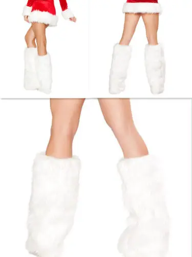 3 вида цветов Sexy меховые ножки гетры Rave Fluffies Lady Boot Cover Santa Christmas|Гетры| |