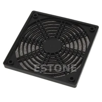 bgektoth high quality computer mesh black pvc pc case fan cooler dust filter dustproof case cover 12cm