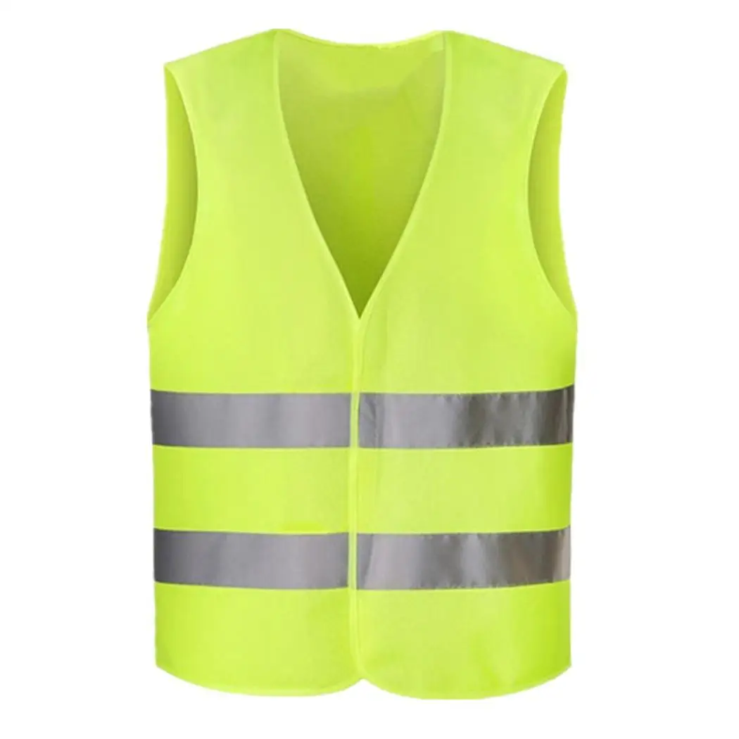 Unisex Workwear Traffic Guidance Cycling Running Reflective All Years Loose V-Neck Vest Night Strip | Безопасность и защита
