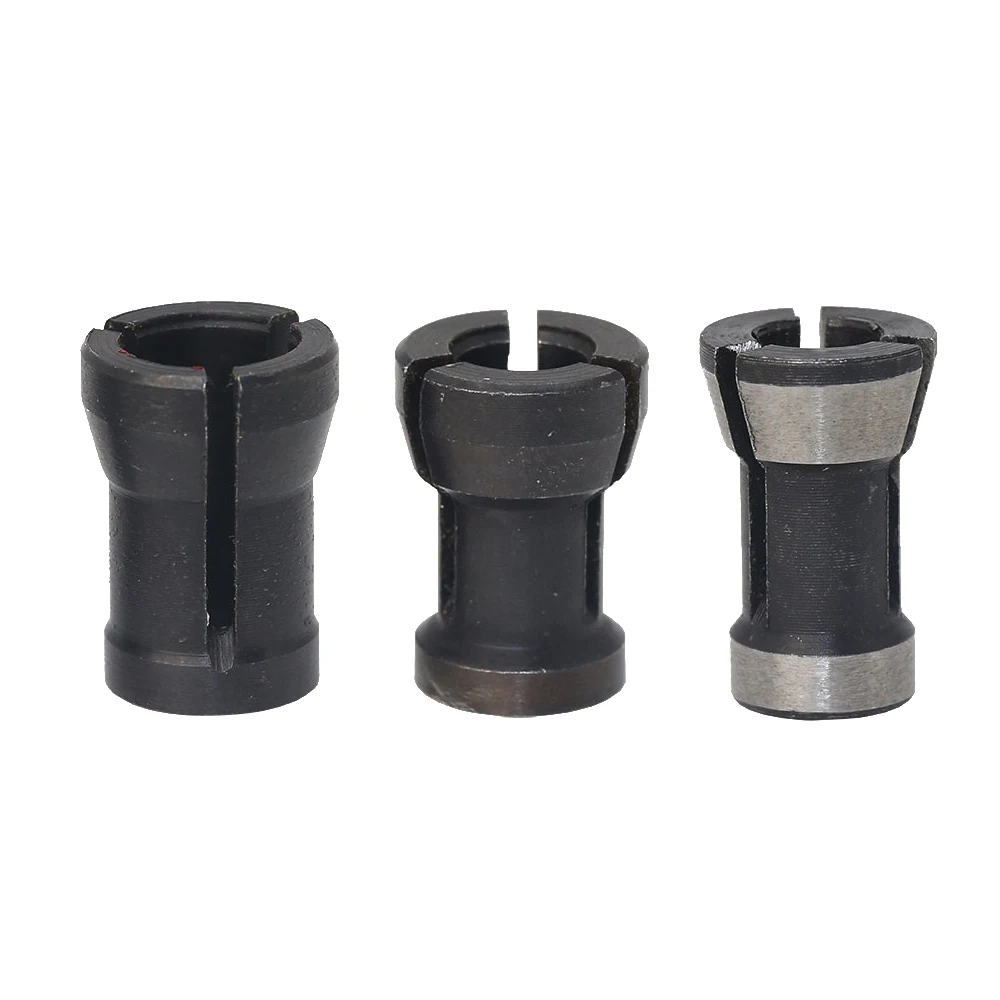 

6/6.35/8mm HSS Collect Chuck Adapter Head Converter Router Clamp Holder Tool Accessories for Trimming Machine Electric Woodwork