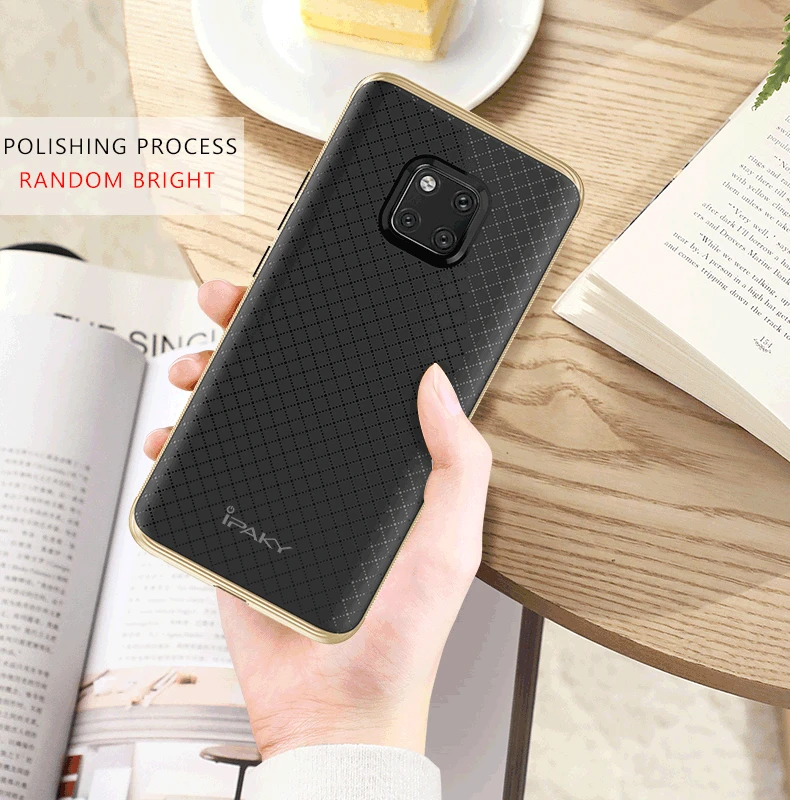 Для huawei mate 20 Чехол IPAKY 20X PC бампер силиконовый мягкий задний 2 в 1 Гибридный