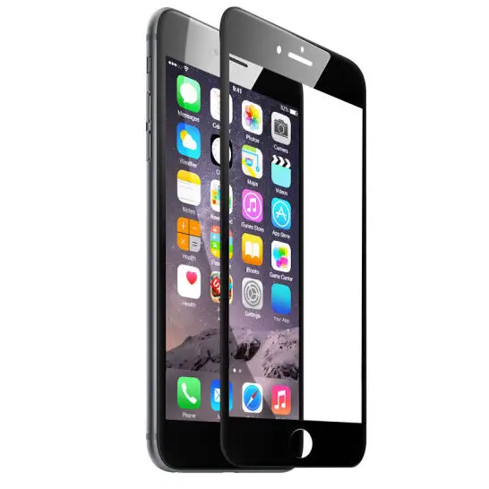 9D полное покрытие 9H закаленное стекло для iPhone 5 5S 5c 6 6s 7 8 Plus SE Защитное
