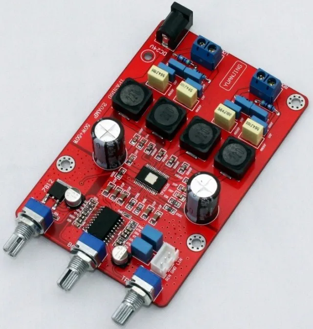 TPA3116D + LM1036 с тоновым усилителем плата класса D 2*50 Вт | Электроника