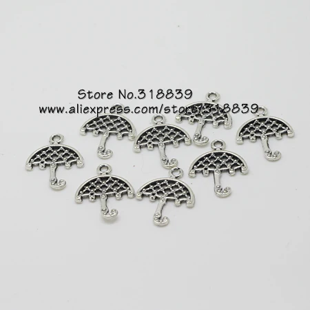 Антикварная металлическая подвеска в виде зонтика для самостоятельного