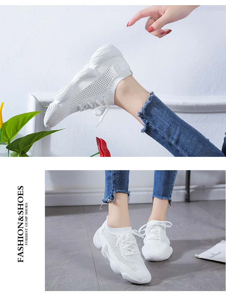 Г. Летняя женская модная повседневная обувь с сеткой, низкий комфорт, Zapatillas, слипоны, лоферы, обувь на платформе, кроссовки
