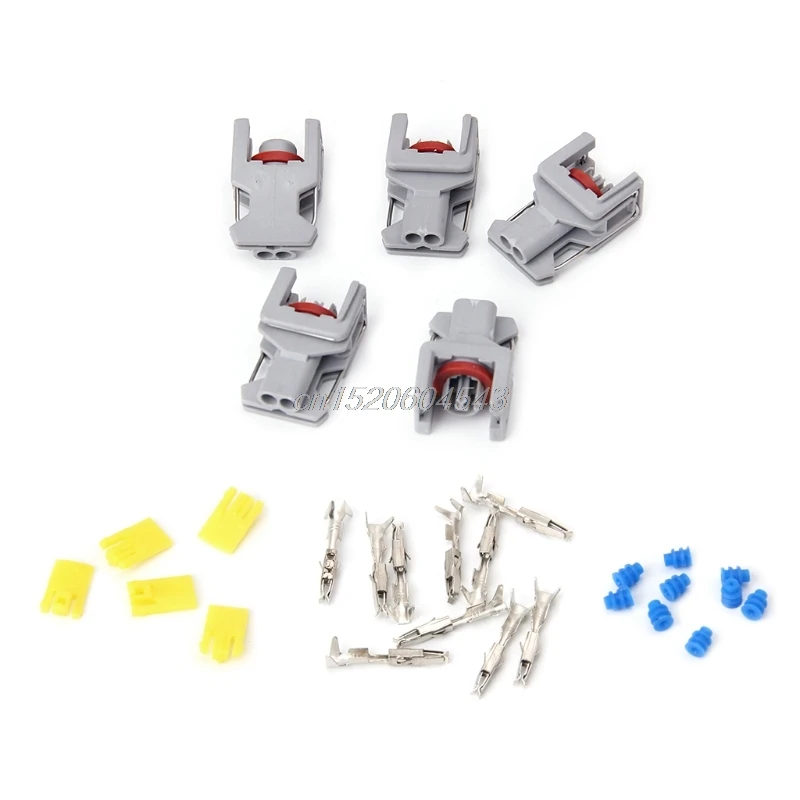 5 комплектов 2 контактный водонепроницаемый разъем для Delphi 10811963 топливная