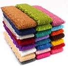 10 ярдовупаковка, 5 см, Модная вязаная кружевная стрейч для женщин, Свадебный орнамент, Плетеный цветок, лента для шитья одежды сделай сам