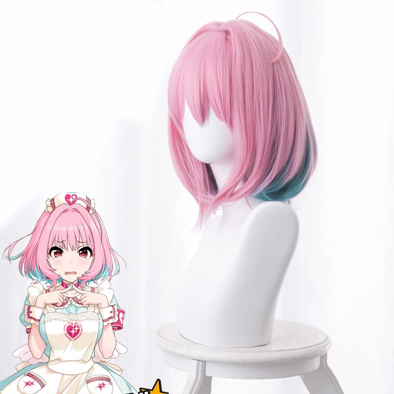 Парик Золушки для девочек Idolmaster Yumemi Riamu термостойкий синтетический парик косплея