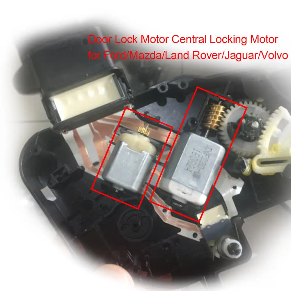 1-парный двигатель дверного замка центрального для Ford Mazda Land Rover Jaguar
