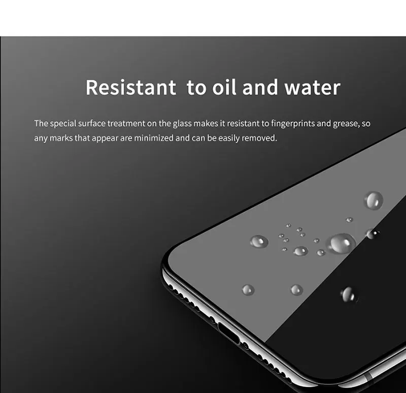 Jcpal Защитное стекло для сохранения личной информации для iPhone XS/X против подсматривания закаленное Стекло пленка для полного покрытия защиты