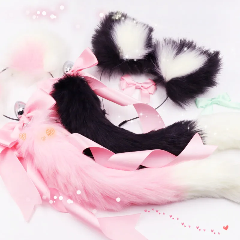 Симпатичная мягкая металлическая Анальная пробка эротические секс игрушки для