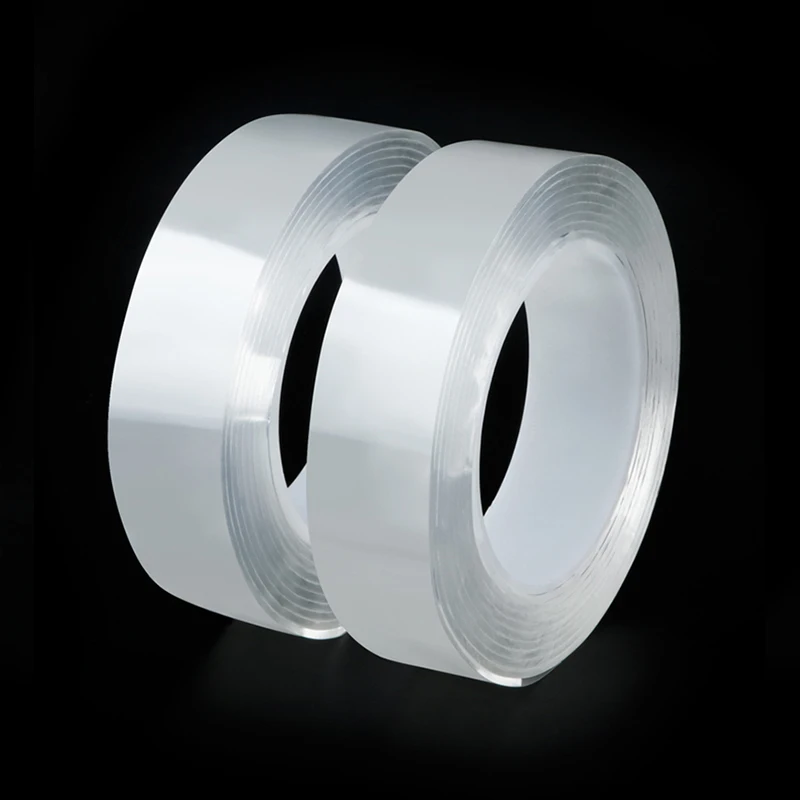 Прозрачная двухсторонняя нано клейкая лента для домашнего улучшения акриловая