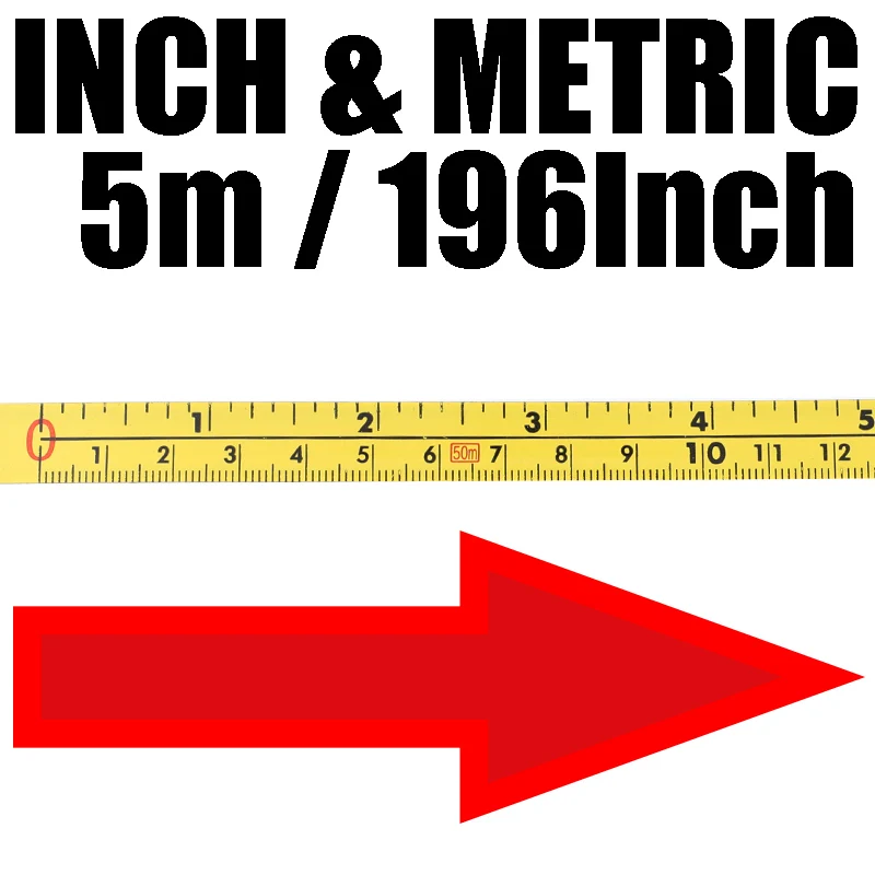 INCH-5M-Z Дюймовая и метрическая самоклеющаяся рулетка, стальная торцовочная пила, линейка треков, Торцовочная линейка треков для фрезерного станка, Настольная пила, Т-образный деревообрабатывающий инструмент - Цвет: INCH-5M-Z