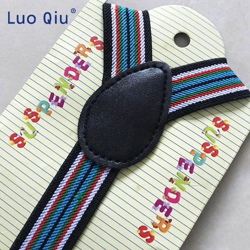 1 шт. Детский Регулируемый ремень в полоску|Мужские подтяжки| |