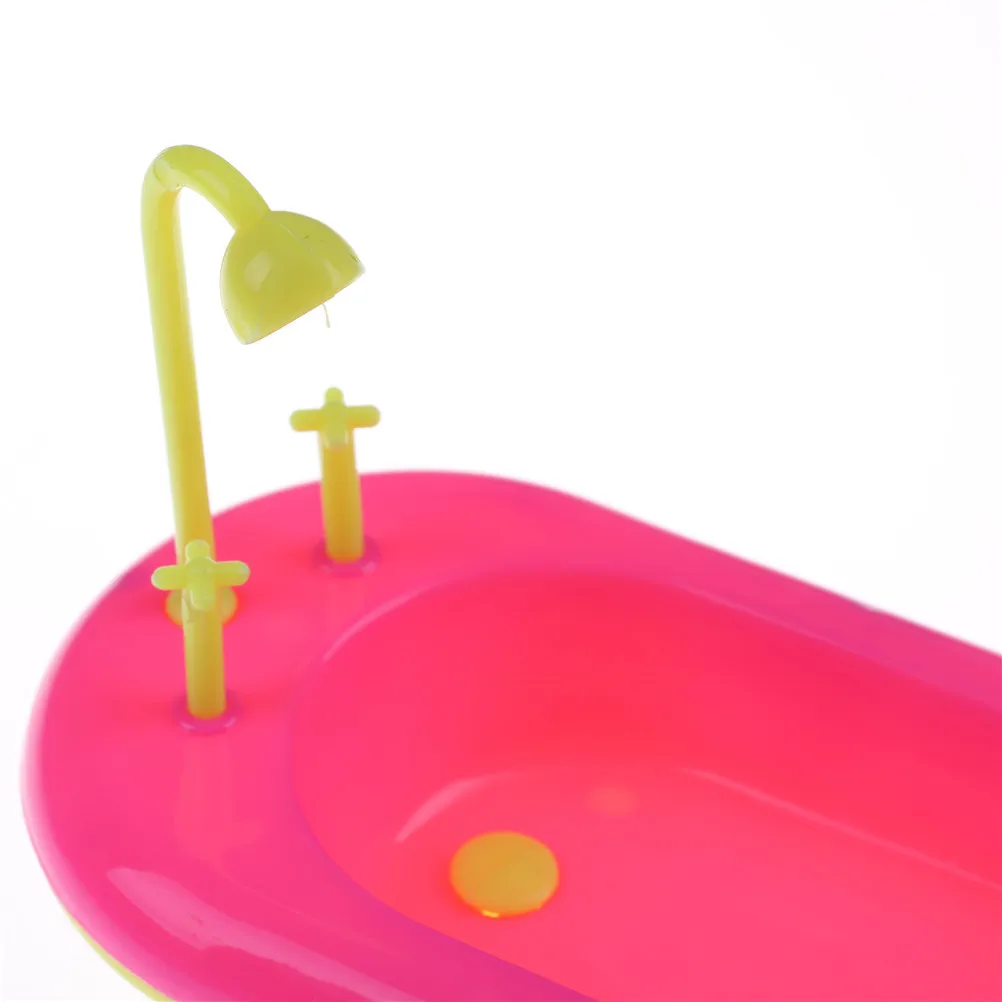 Классическая игрушка мини пластиковые куклы для ванной комнаты кукольный домик