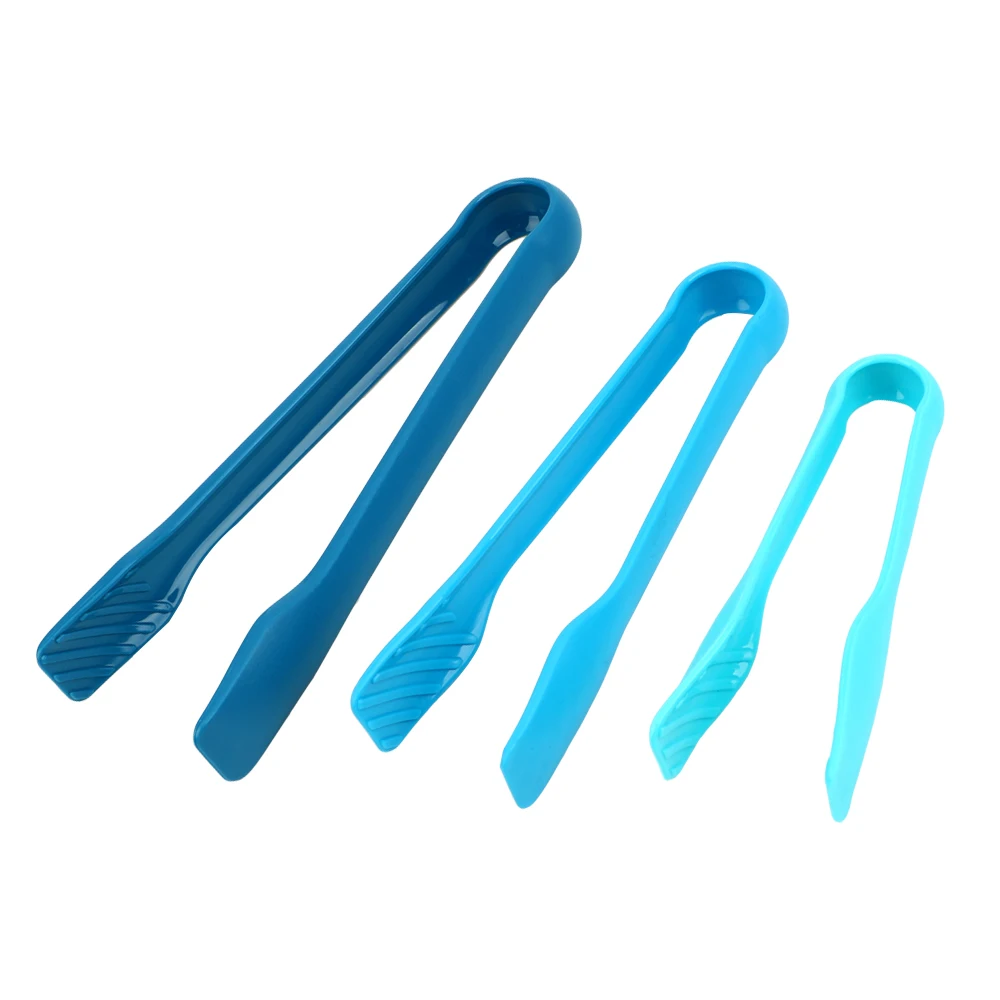Синий HILIFE 14/19/25 см Длина формы для выпечки хлеба торт зажим 3 шт./компл. щипцы для пищи барбекю аксессуары Еда Класс PP Материал - Цвет: Синий